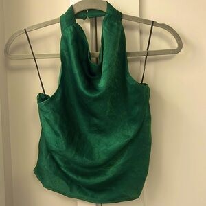 Halter neck open back going out top